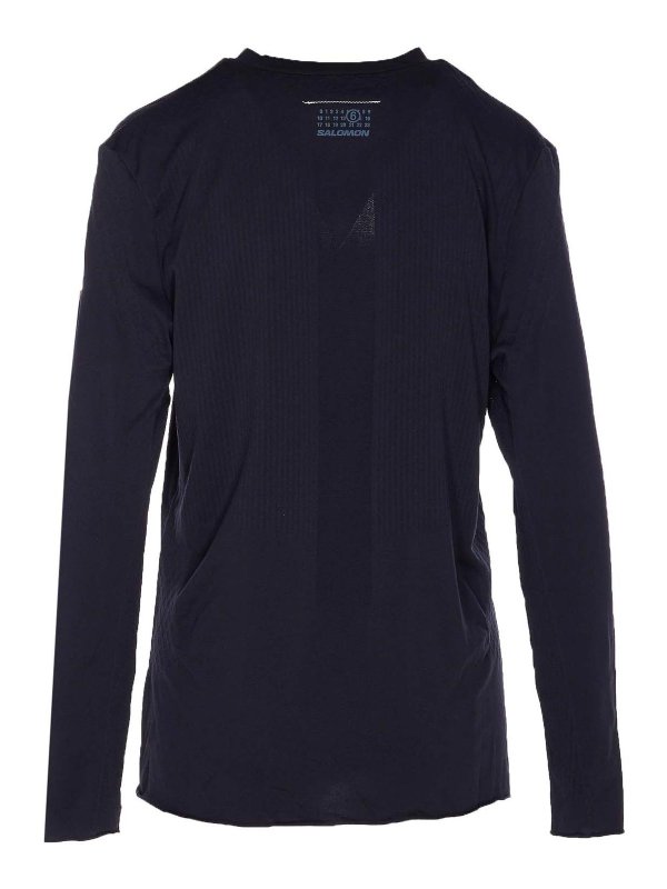 MM6 MAISON MARGIELA: Tops & Tank tops online - Black Long Sleeves Top