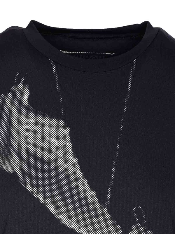 Black Long Sleeves Top shop online: MM6 MAISON MARGIELA