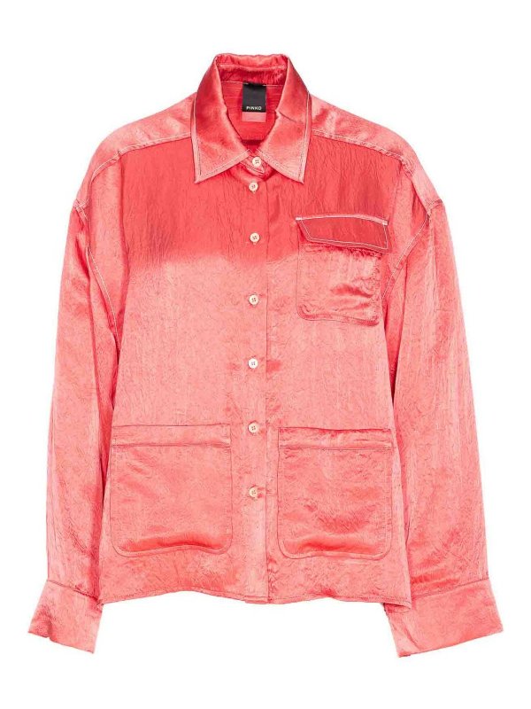 Pinko: Camisas - Camisa - Color Carne Y Neutral