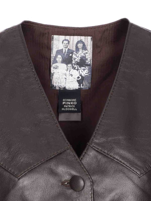 Chaleco - Marrón shop online: Pinko