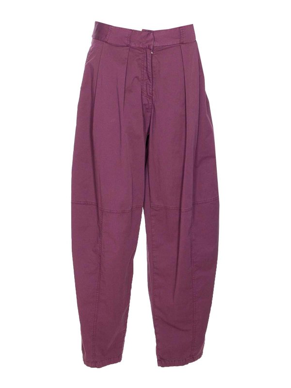 Pinko: casual trousers - Purple Yann Pants