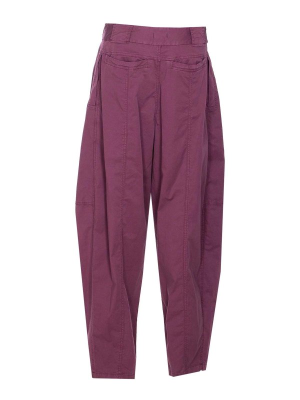 Pinko: casual trousers online - Purple Yann Pants