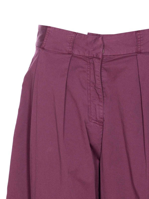 Purple Yann Pants shop online: Pinko