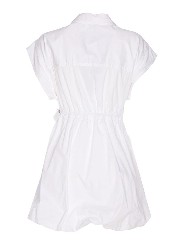 Pinko: knee length dresses online - White Gene Dress
