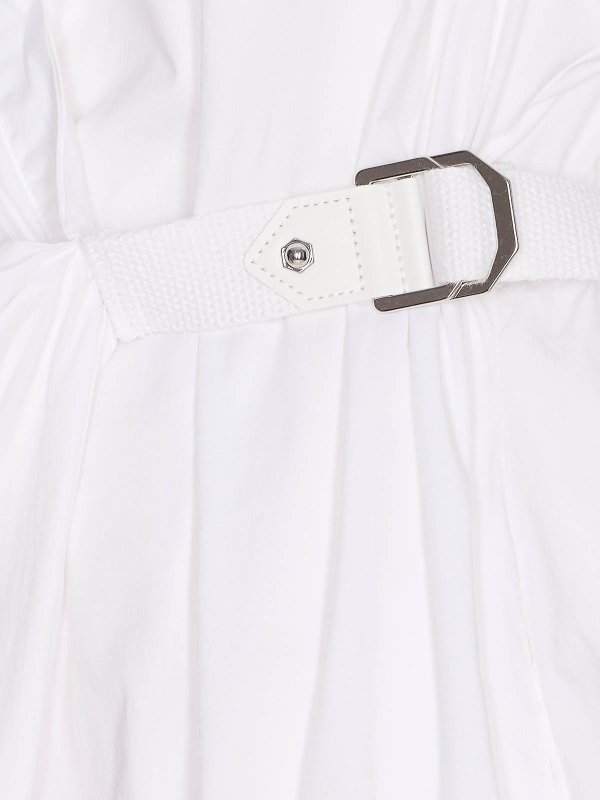 The Best Shops Pinko: knee length dresses - White Gene Dress