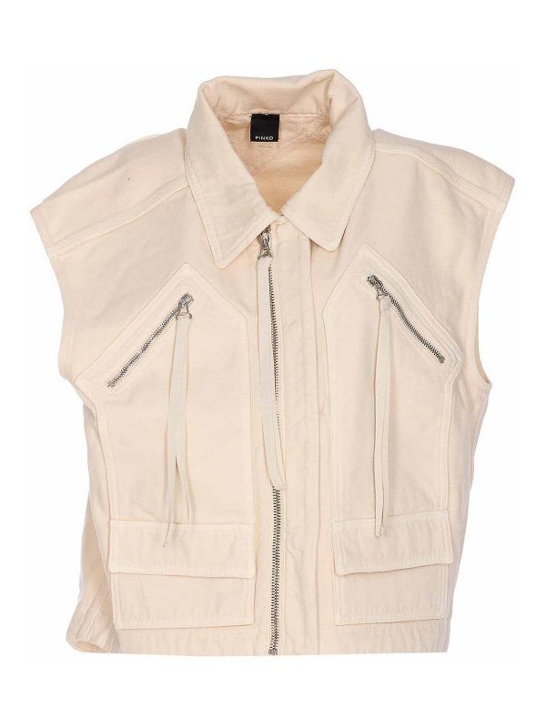 Pinko: Westen - Weste - Beige