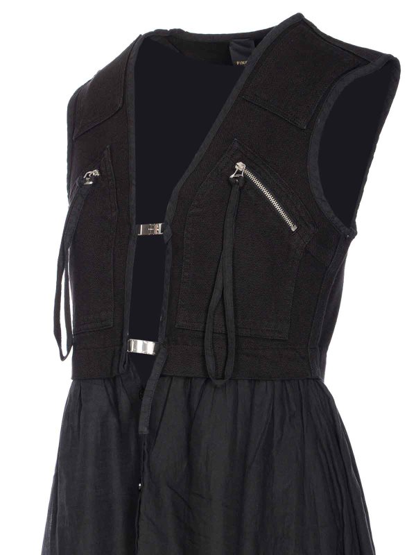 The Best Shops Pinko: Robe longueur genou - Robe Au Genou - Noir