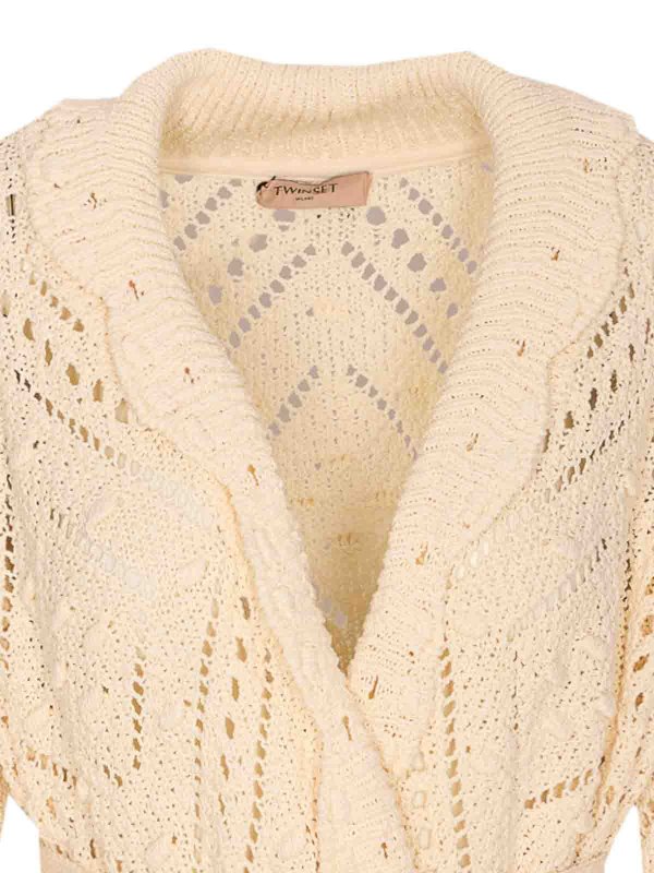 Cardigan - Blanc shop online: TWINSET