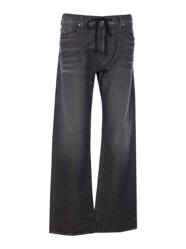 DIESEL: jeans bootcut - Jeans grigi 2080 d-reel