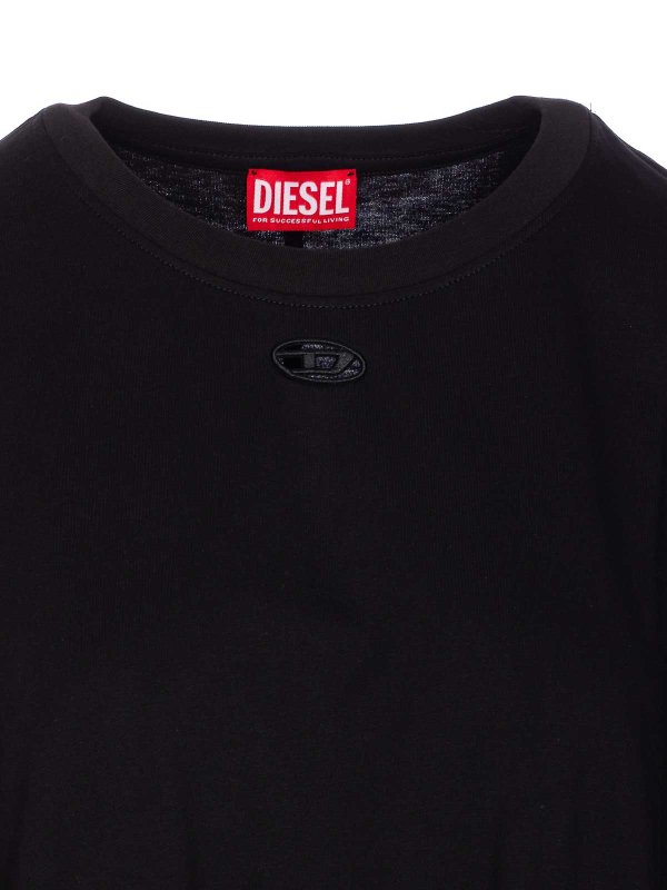 膝丈ドレス - 黒 shop online: DIESEL