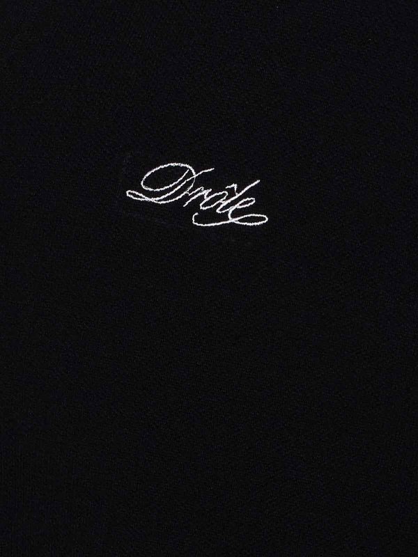 The Best Shops DRÔLE DE MONSIEUR: cardigans - Black Cardigan With Buttons Closure