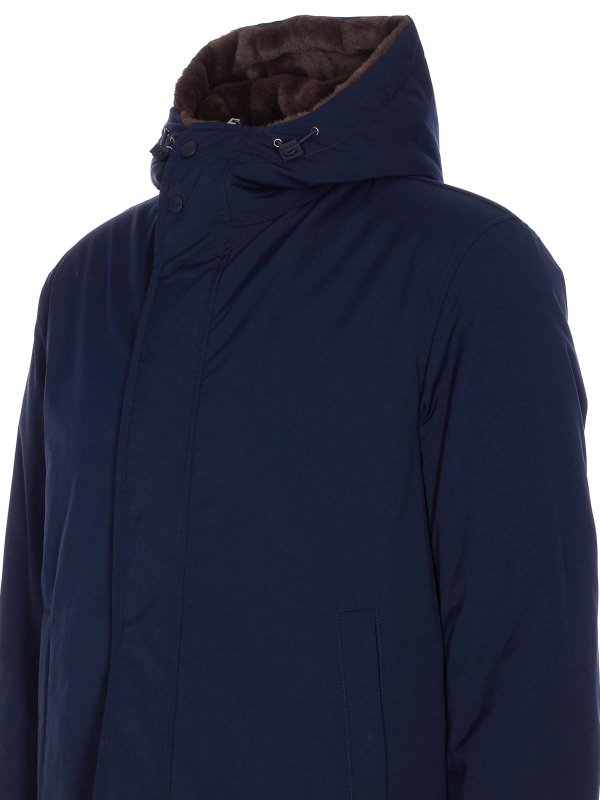 The Best Shops HERNO: Parkas - Parka - Blau