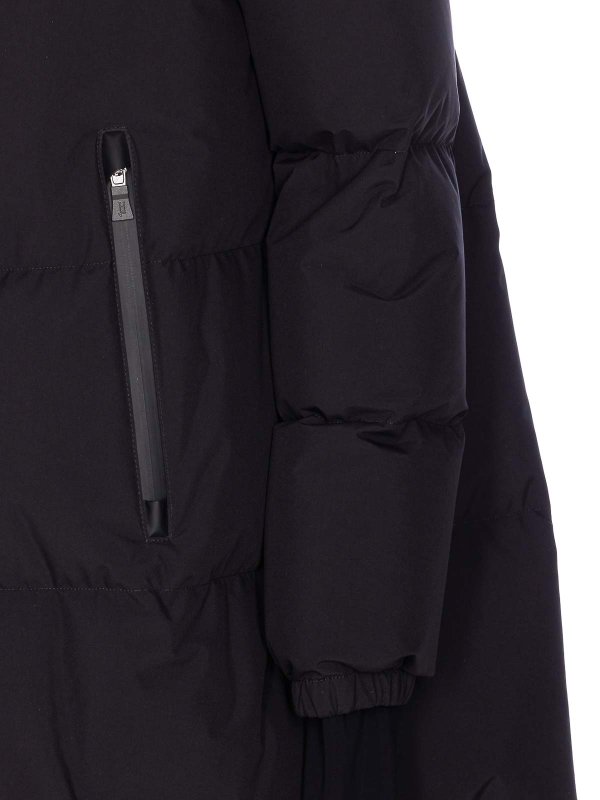 The Best Shops HERNO: padded jackets - Black Copped Down Jacket