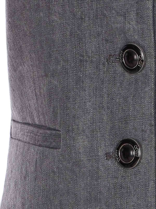 The Best Shops Liu Jo: Chalecos - Chaleco - Gris