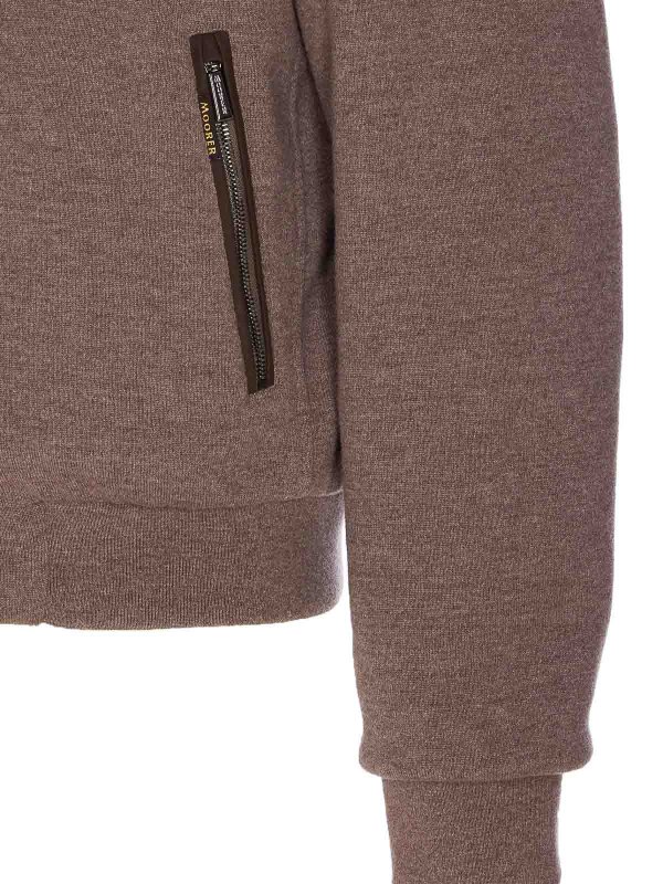 The Best Shops MOORER: ダウン・ハイテクジャケット - ダウンジャケット - ブラウン