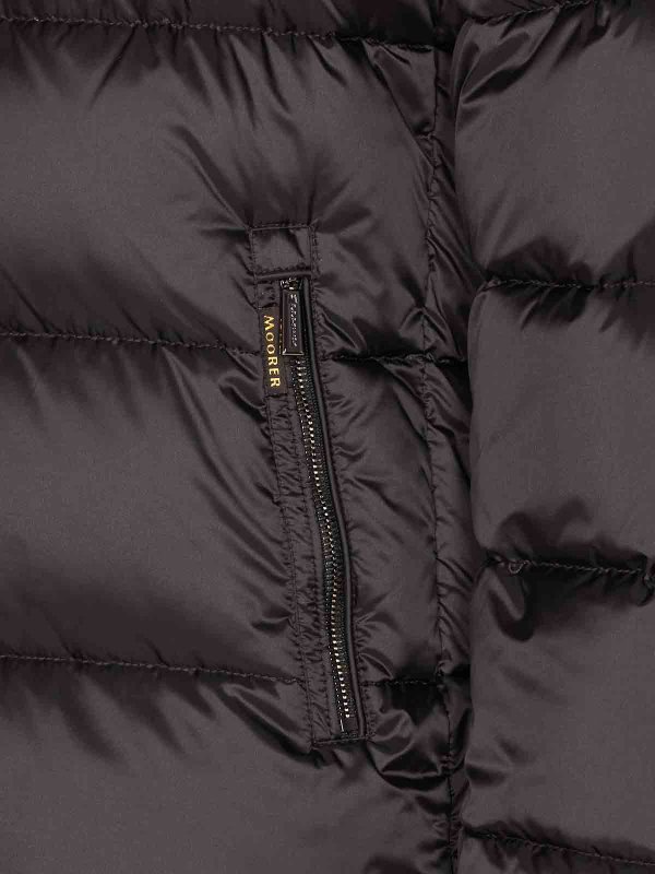 The Best Shops MOORER: giacche imbottite - Giacca Asphalt Brett Down con chiusura a zip
