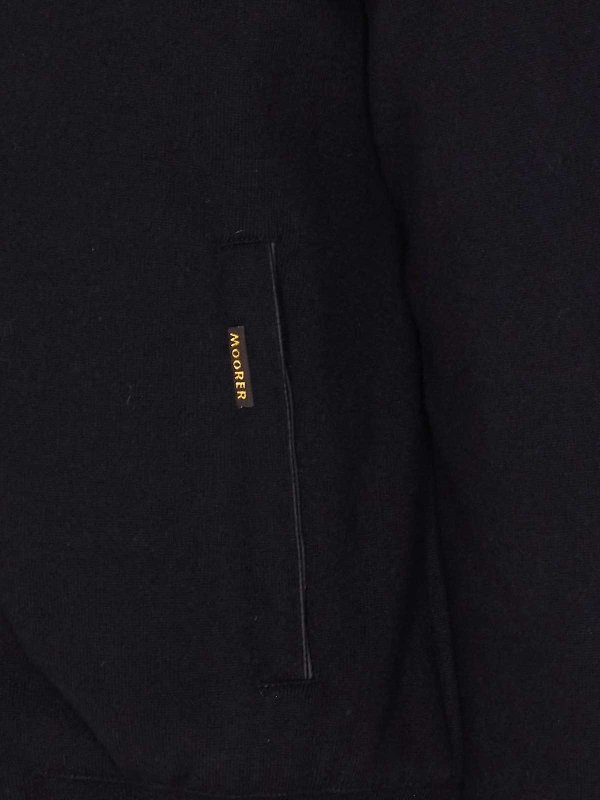 The Best Shops MOORER: ダウン・ハイテクジャケット - ダウンジャケット - 黒