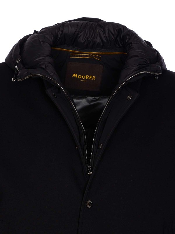 ダウンジャケット - 黒 shop online: MOORER