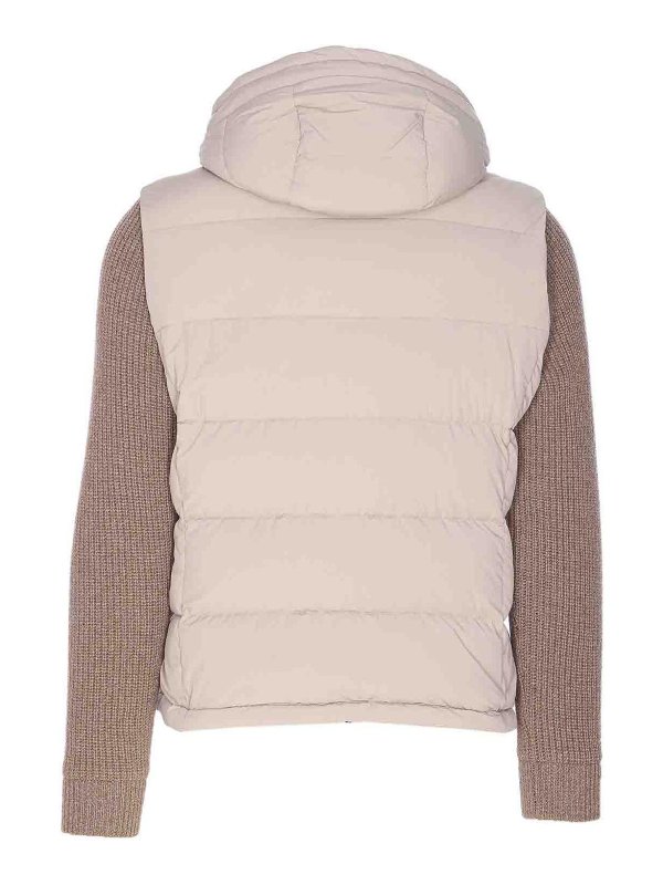 MOORER: ダウン・ハイテクジャケット online - ダウンジャケット - ベージュ