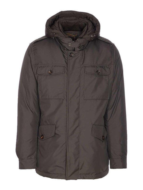 MOORER: padded jackets - Forest Isac Down Jacket
