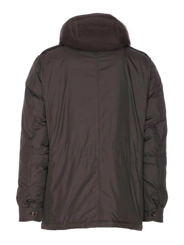 MOORER: padded jackets online - Forest Isac Down Jacket