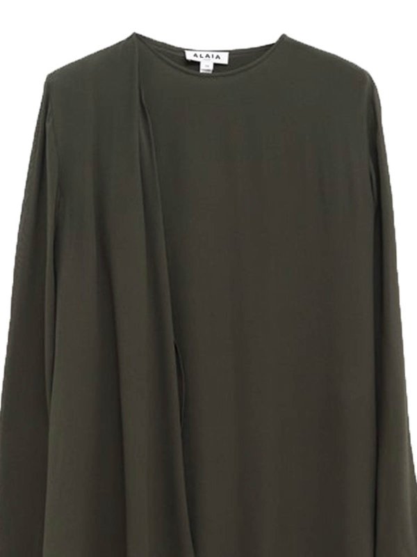Tunique - Vert shop online: Alaïa