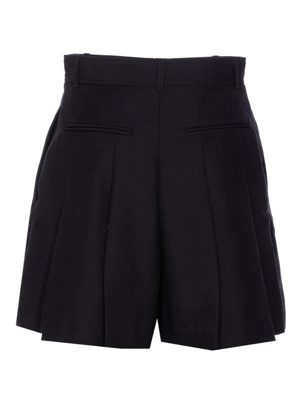 ALEXANDER MCQUEEN: Trousers Shorts online - Mcqueen Black Shorts