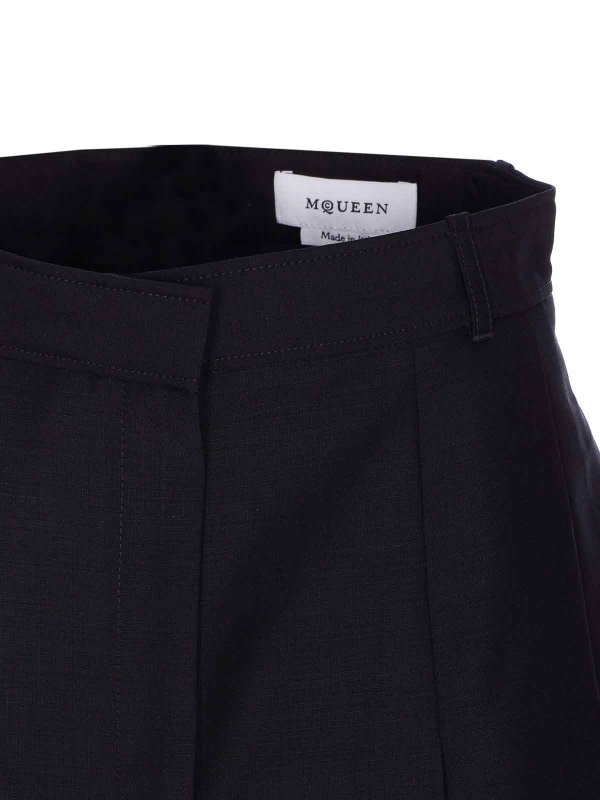 Mcqueen Black Shorts shop online: ALEXANDER MCQUEEN
