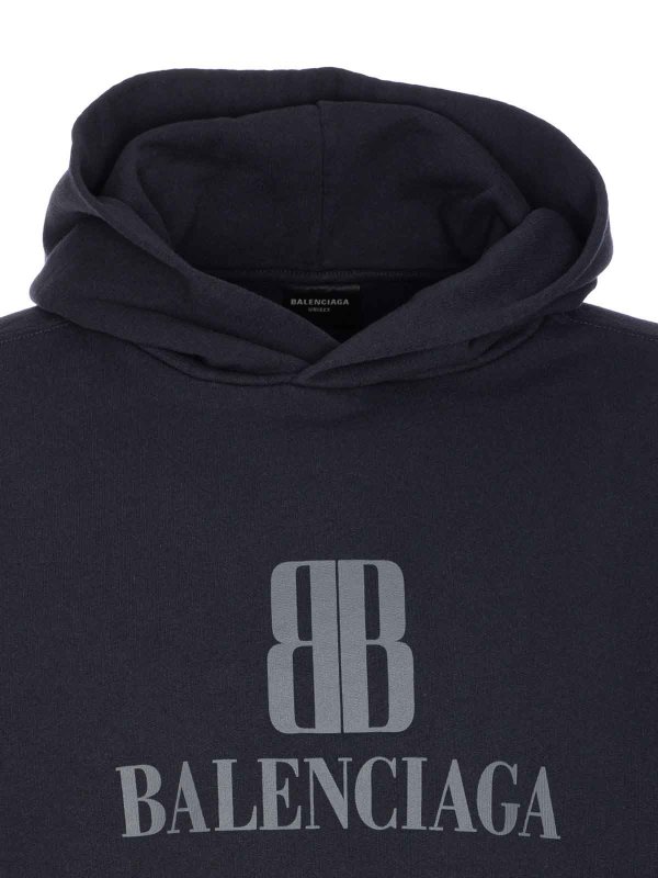 Faded Black Medium Hoodie shop online: BALENCIAGA