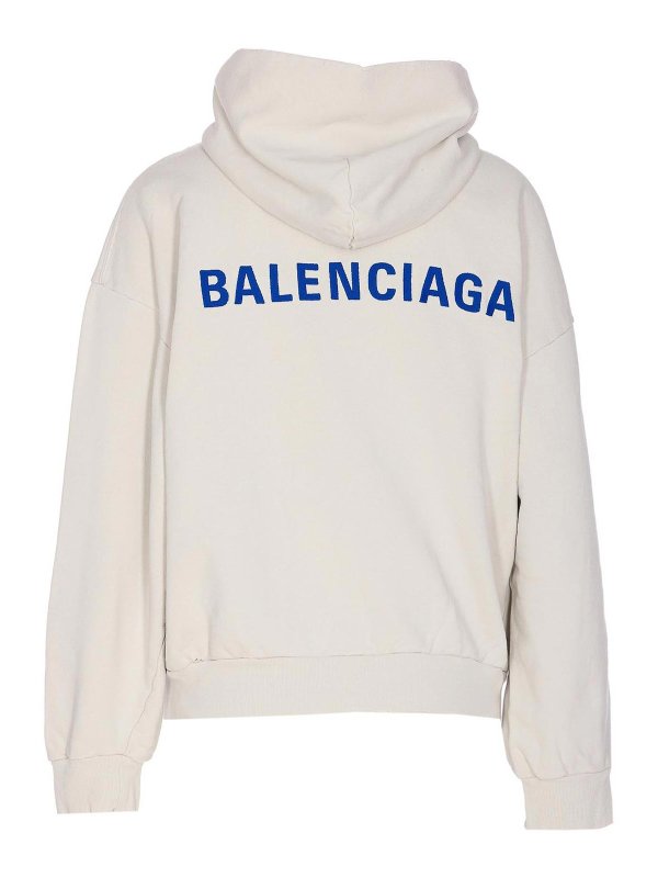 BALENCIAGA: Sweatshirts & Sweaters online - Logo Zip Hoodie