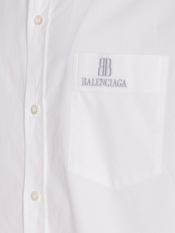 BALENCIAGA: Hemden online - Hemd - Weiß