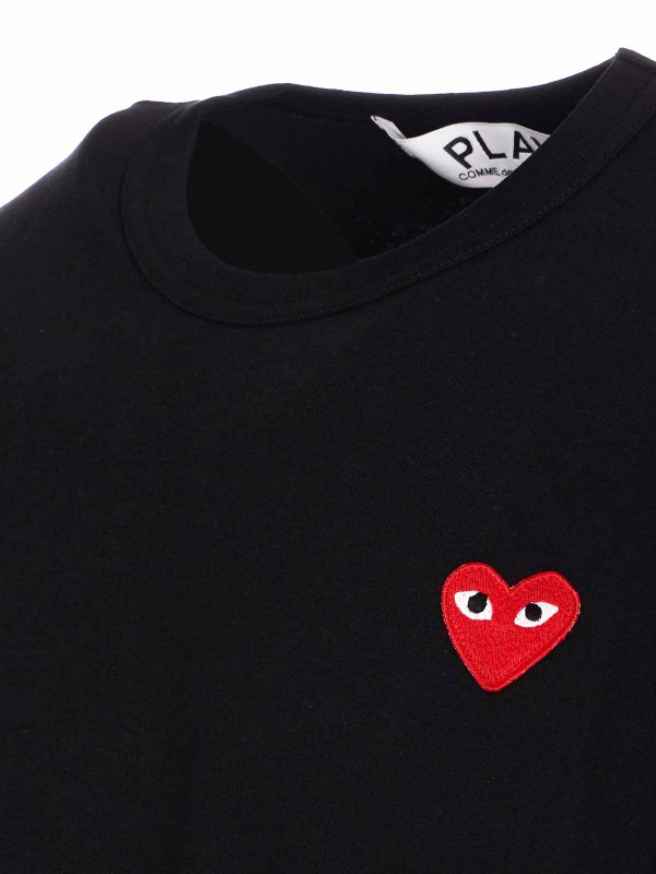 The Best Shops Comme des Garçons Play: T-shirts - T-Shirt - Schwarz