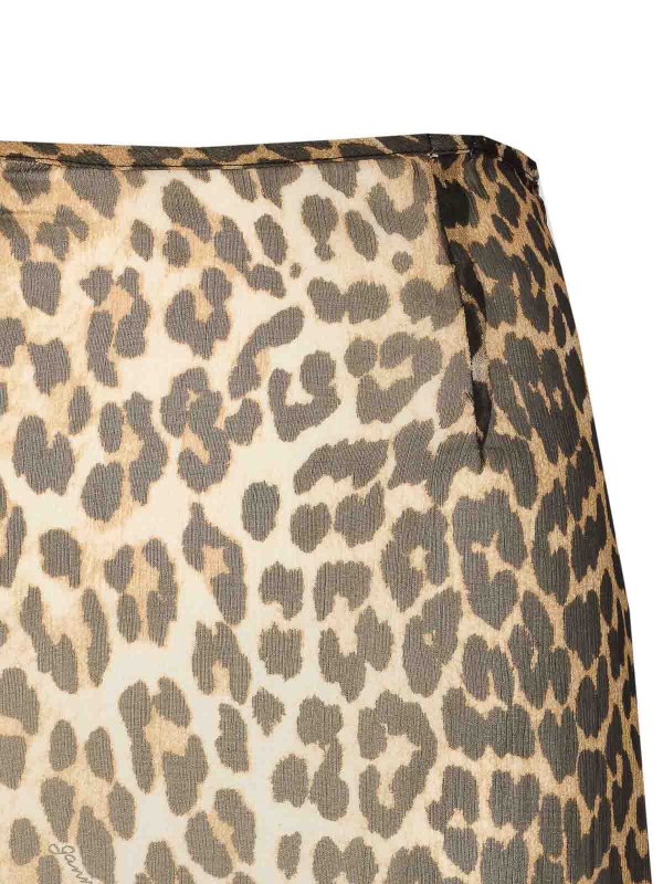 Leopard Skirt shop online: GANNI