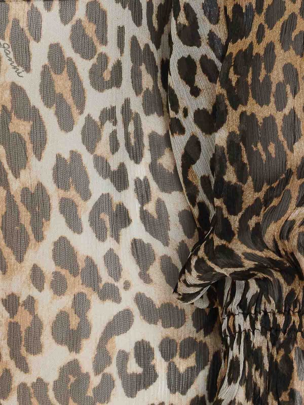 The Best Shops GANNI: shirts - Leopard Print Shirt