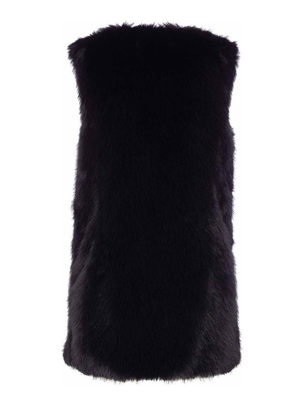 HERNO: vests online - Faux Fur Vest