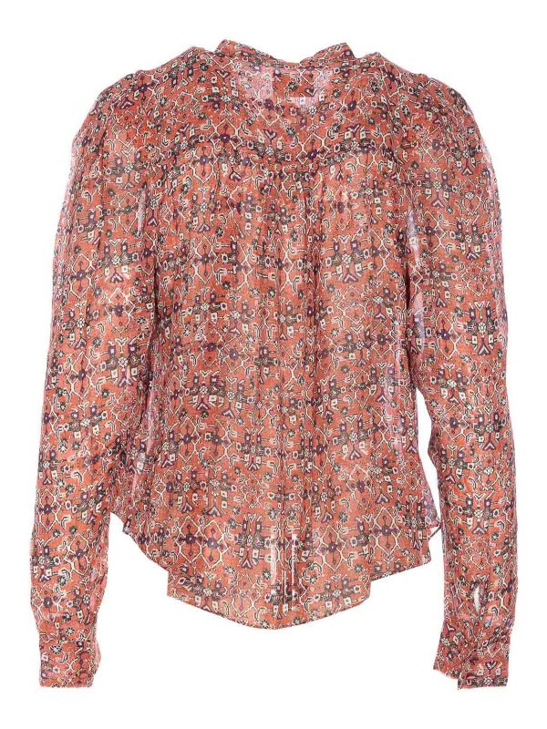 Isabel Marant Etoile: shirts online - Rust Neoline Shirt