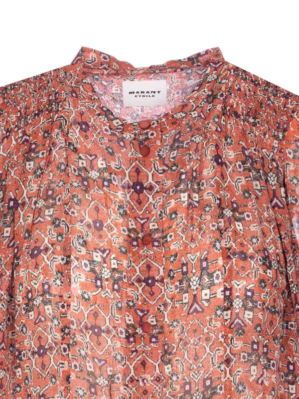 Rust Neoline Shirt shop online: Isabel Marant Etoile