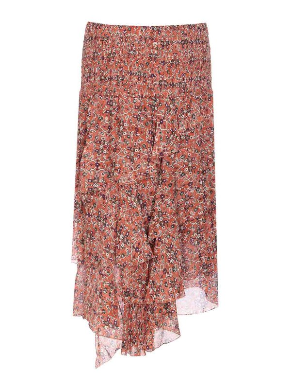 Isabel Marant Etoile: Knee length skirts & Midi online - Red Brigitte Skirt