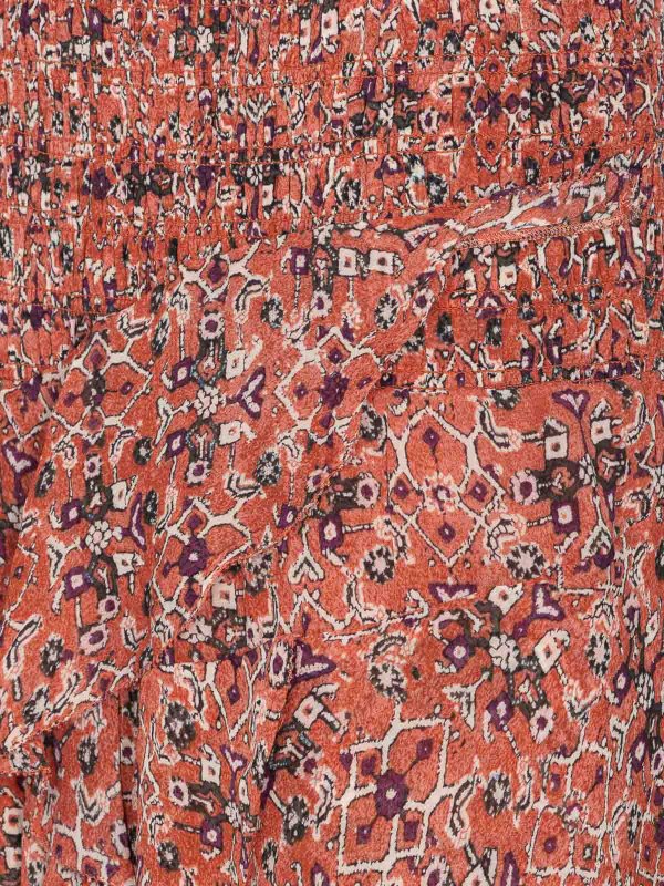 The Best Shops Isabel Marant Etoile: Knee length skirts & Midi - Red Brigitte Skirt