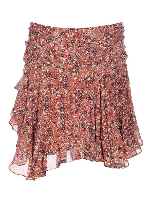 Isabel Marant Etoile: Knee length skirts & Midi online - Rust Berenicia Skirt