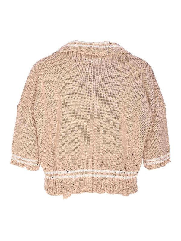 Marni: Pull col rond online - Pull Col Rond - Couleur Chair