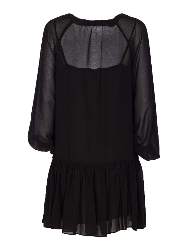 Michael Michael Kors: knee length dresses online - Black Dress