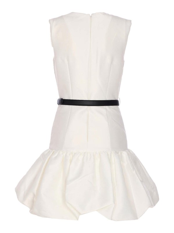 Self Portrait: short dresses online - White Taffeta Mini Dress