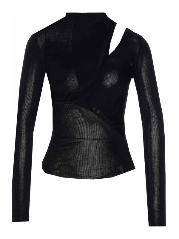 Self Portrait: Tops und Tank Tops - Top - Schwarz