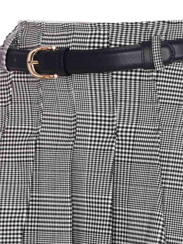 The Best Shops Self Portrait: Knielange und Midi Röcke - Midirock - Grau