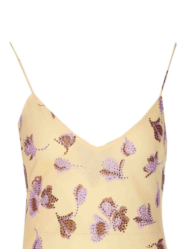 Floral Rhinestone Maxi Dress shop online: Self Portrait