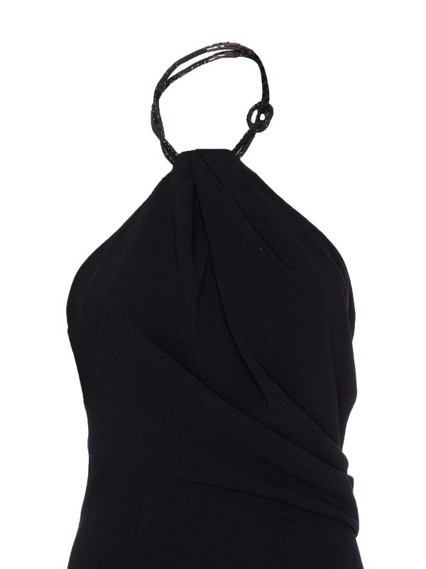 Black Riva Maxi Dress shop online: SOLACE LONDON