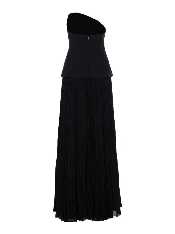 SOLACE LONDON: abiti lunghi online - Black Britt Maxi Dress