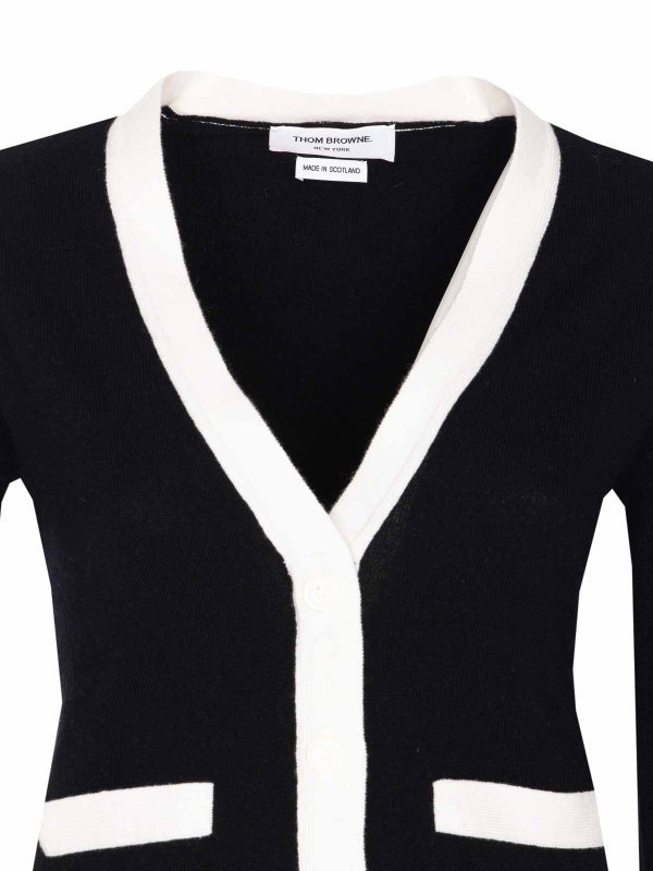 カーディガン - 黒 shop online: THOM BROWNE
