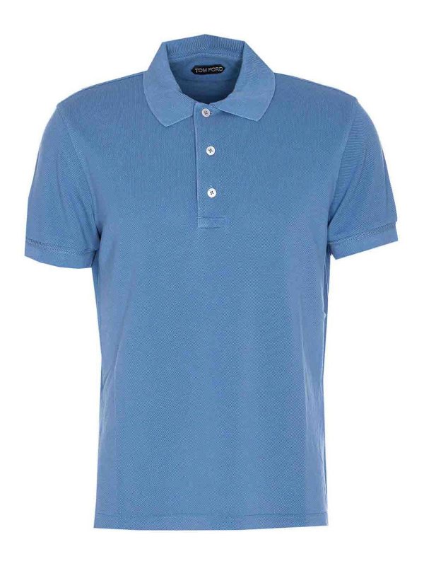TOM FORD: polo shirts - Blue pole